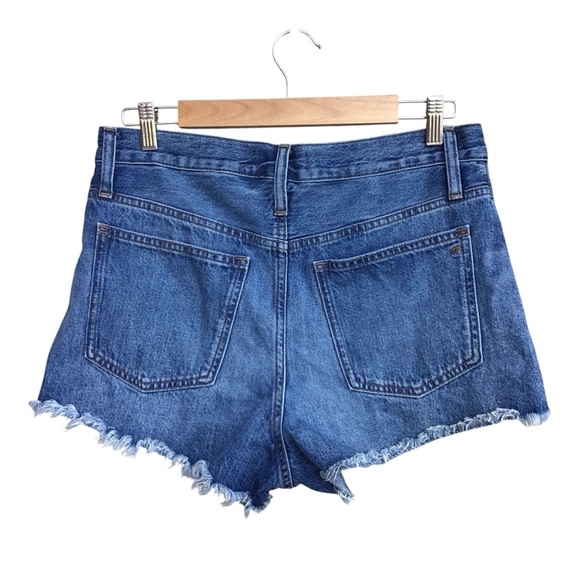 Madewell Relaxed Denim Shorts Raw Hem Edition NEW - Picture 5 of 9